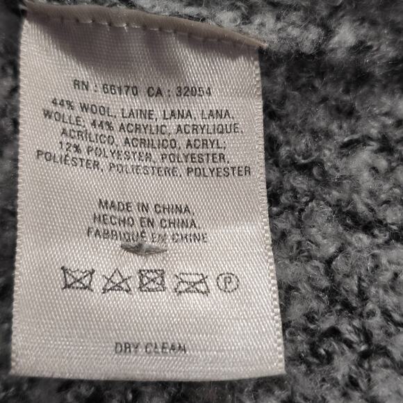 Anthropologie Angel of the North Chunky Sweater Cozy Pullover Cowl Neck Gray XS - Picture 8 of 8